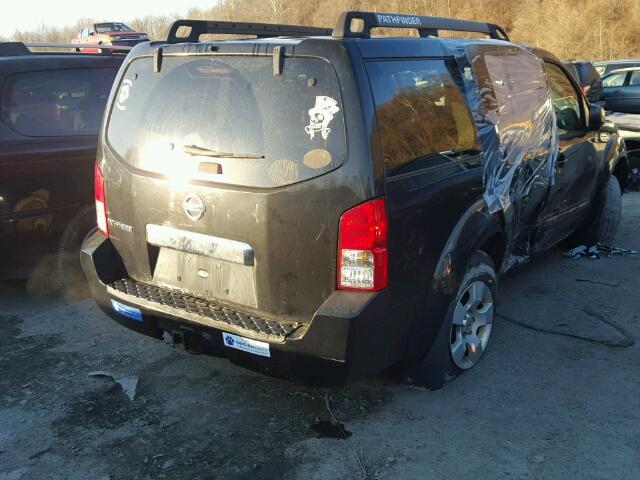 5N1AR18WX6C685264 - 2006 NISSAN PATHFINDER BLACK photo 4