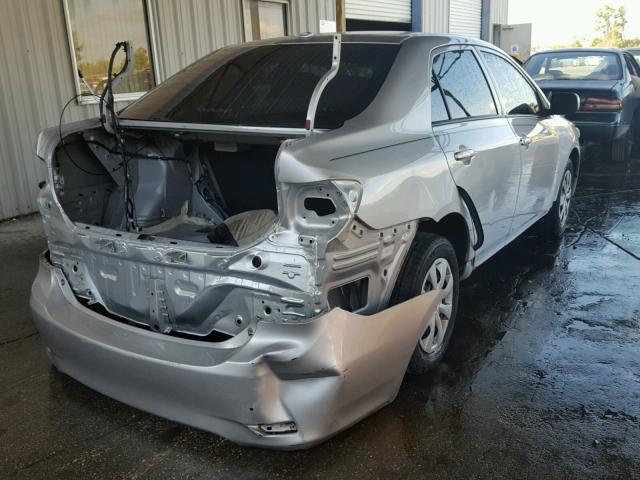 1NXBU40E29Z059083 - 2009 TOYOTA COROLLA BA SILVER photo 4