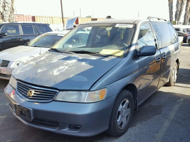 2HKRL1869XH544197 - 1999 HONDA ODYSSEY EX GRAY photo 2