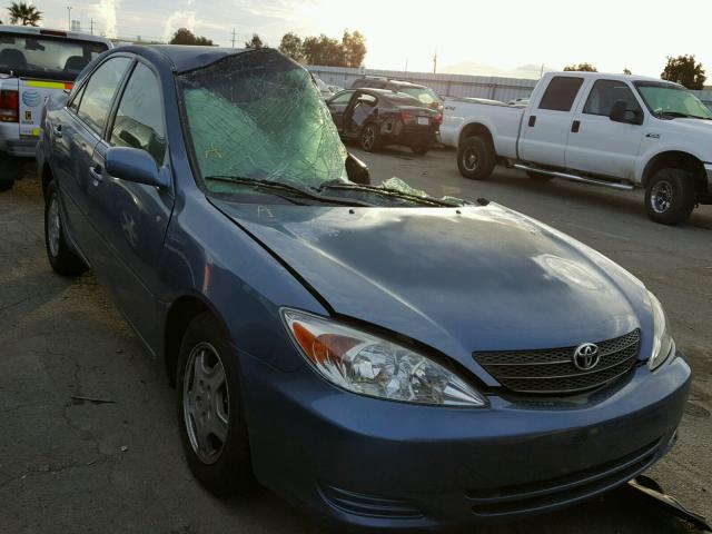 4T1BF30K63U547048 - 2003 TOYOTA CAMRY LE BLUE photo 1