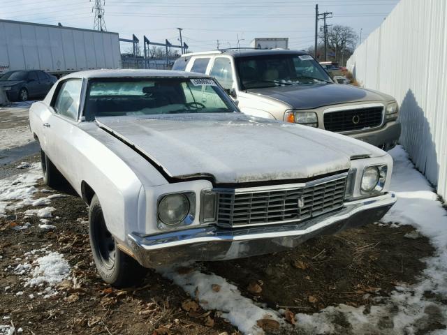 1H57H2K534691 - 1972 CHEVROLET MONTECARLO WHITE photo 1