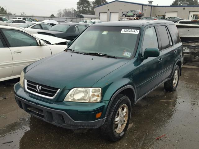 JHLRD1878YS023029 - 2000 HONDA CR-V SE GREEN photo 2