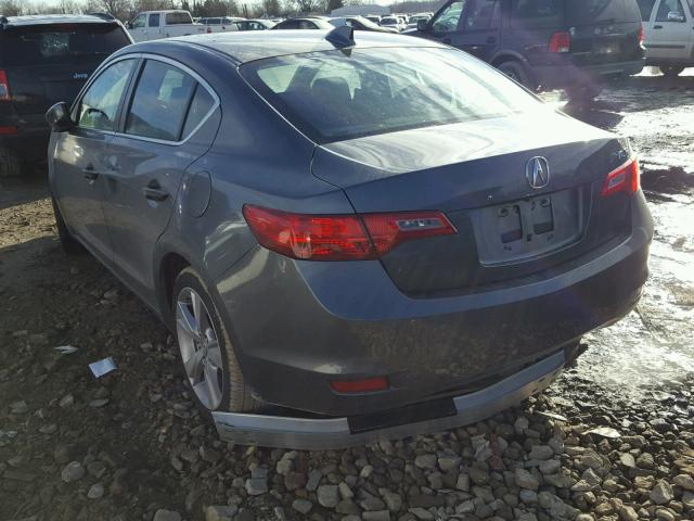 19VDE1F38EE005531 - 2014 ACURA ILX 20 GRAY photo 3