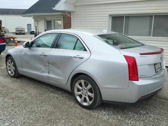 1G6AH5RX4D0156271 - 2013 CADILLAC ATS LUXURY SILVER photo 3