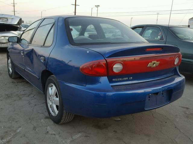 1G1JF52FX47152486 - 2004 CHEVROLET CAVALIER L BLUE photo 3