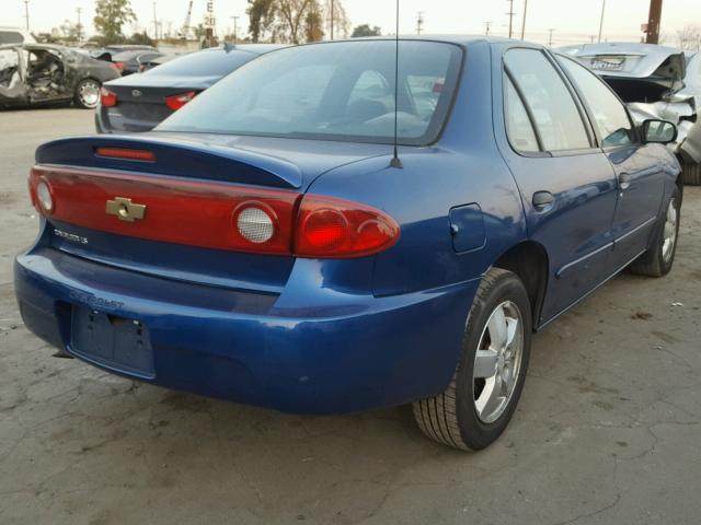 1G1JF52FX47152486 - 2004 CHEVROLET CAVALIER L BLUE photo 4