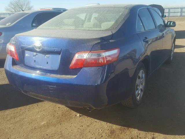 4T4BE46K48R044549 - 2008 TOYOTA CAMRY CE BLUE photo 4