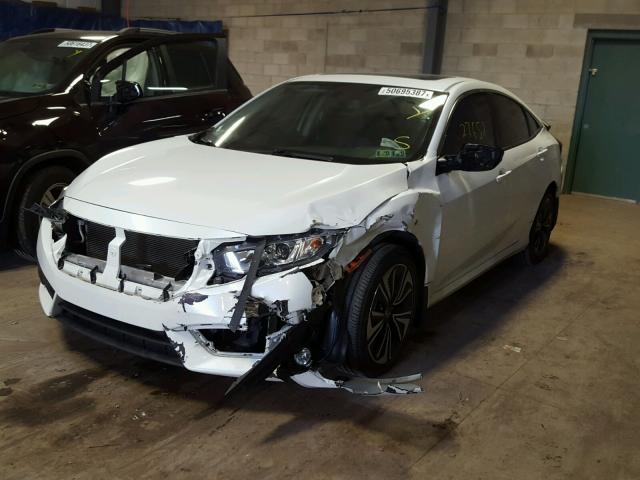 19XFC1F7XGE204009 - 2016 HONDA CIVIC WHITE photo 2