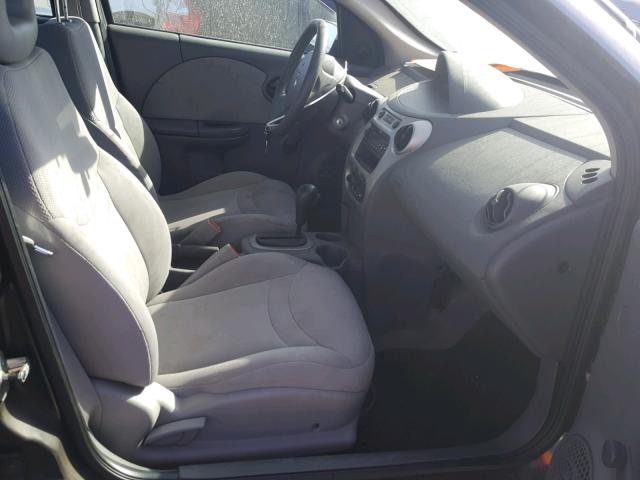 1G8AJ54F14Z159599 - 2004 SATURN ION LEVEL CHARCOAL photo 5