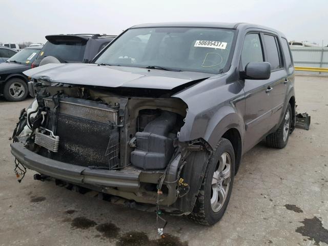 5FNYF4H50DB072249 - 2013 HONDA PILOT EXL GRAY photo 2