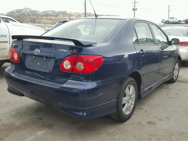 1NXBR30EX7Z925279 - 2007 TOYOTA COROLLA CE BLUE photo 4