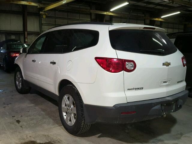 1GNLVFED9AJ203033 - 2010 CHEVROLET TRAVERSE L WHITE photo 3