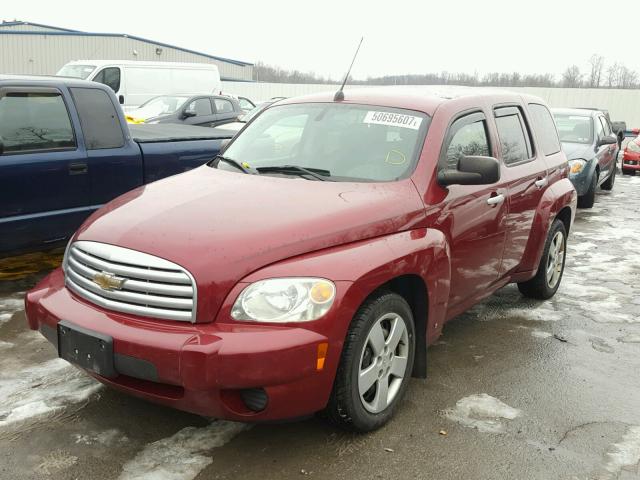 3GNDA13D17S636164 - 2007 CHEVROLET HHR LS MAROON photo 2