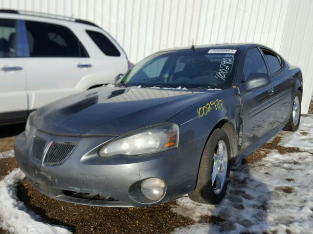 2G2WR544241270419 - 2004 PONTIAC GRAND PRIX GRAY photo 2