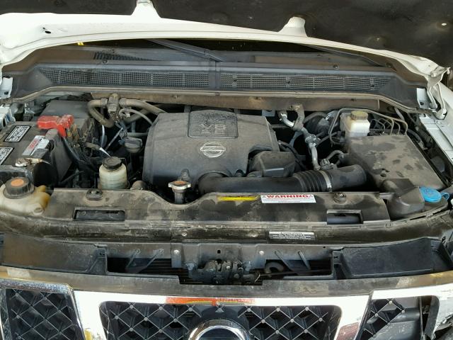 5N1BA0NF3BN600256 - 2011 NISSAN ARMADA PLA WHITE photo 7