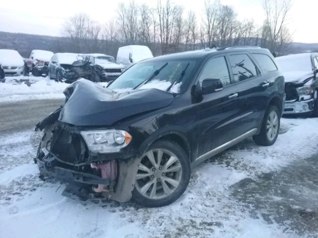 1C4SDJDT2DC540638 - 2013 DODGE DURANGO CR BLACK photo 2