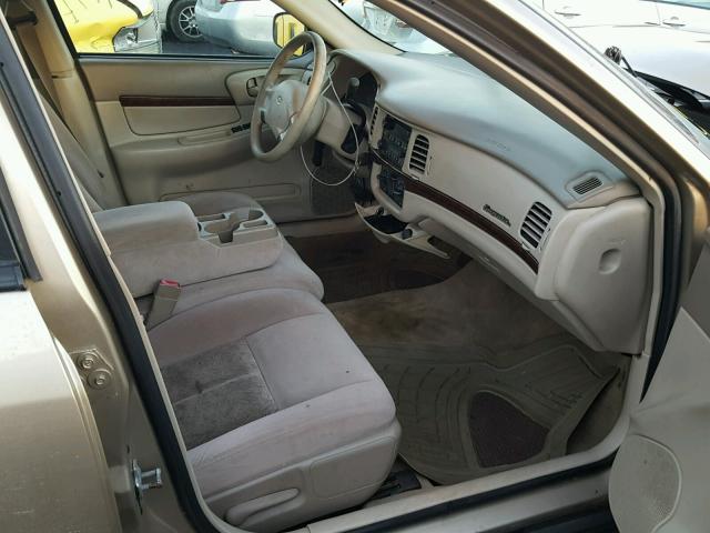 2G1WF52E559249639 - 2005 CHEVROLET IMPALA TAN photo 5