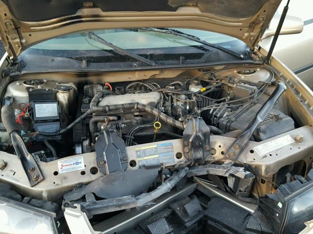 2G1WF52E559249639 - 2005 CHEVROLET IMPALA TAN photo 7