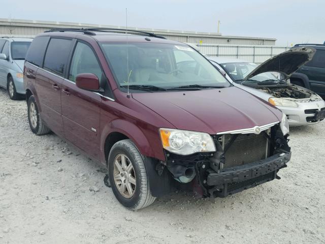 2A8HR54P38R729729 - 2008 CHRYSLER TOWN & COU BLACK photo 1