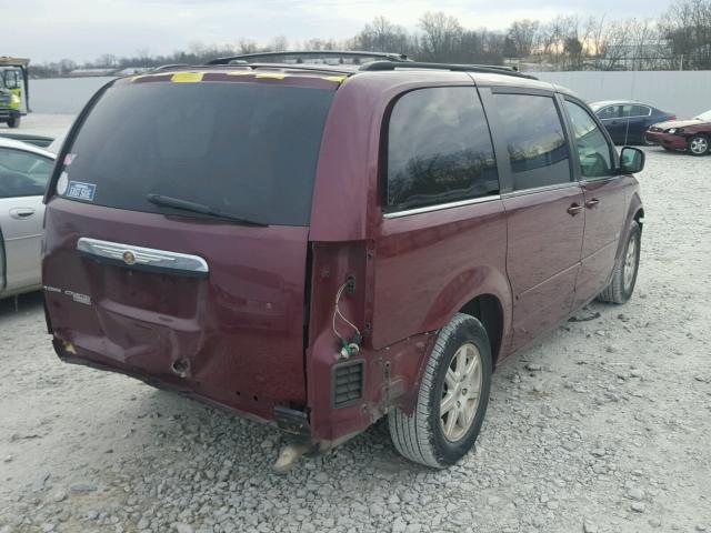 2A8HR54P38R729729 - 2008 CHRYSLER TOWN & COU BLACK photo 4