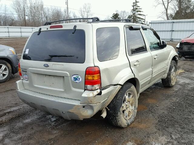 1FMCU94104KA51268 - 2004 FORD ESCAPE LIM TAN photo 4