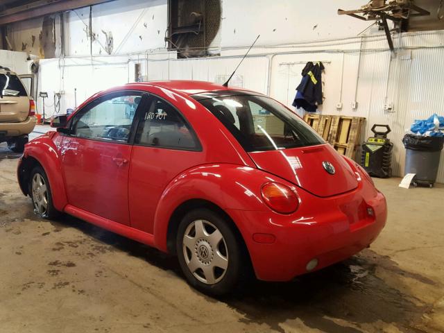 3VWDD21C8YM479834 - 2000 VOLKSWAGEN NEW BEETLE RED photo 3