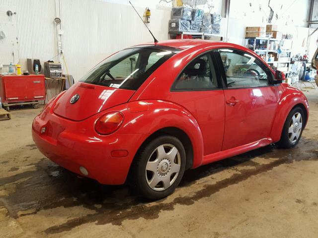 3VWDD21C8YM479834 - 2000 VOLKSWAGEN NEW BEETLE RED photo 4