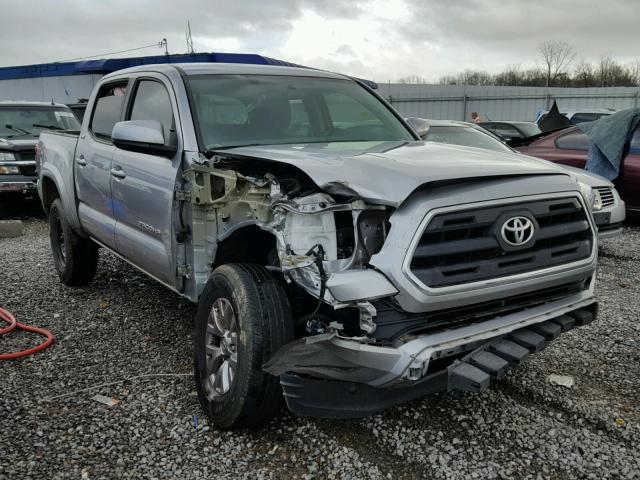 5TFAX5GN7GX052693 - 2016 TOYOTA TACOMA DOU GRAY photo 1