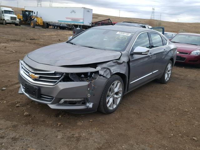 2G1125S35J9150284 - 2018 CHEVROLET IMPALA PRE ნაცრისფერი ფოტო 2