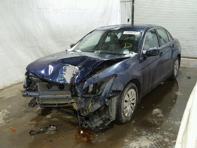 1HGCP26379A041403 - 2009 HONDA ACCORD LX BLUE photo 2