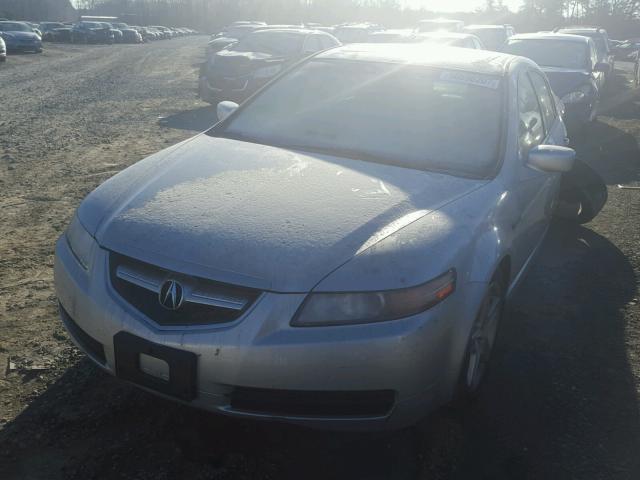 19UUA66215A079272 - 2005 ACURA TL SILVER photo 2