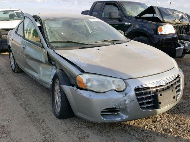 1C3EL56T34N368052 - 2004 CHRYSLER SEBRING LX SILVER photo 1