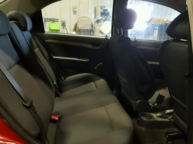 KL1TD56638B018073 - 2008 CHEVROLET AVEO BASE Kırmızı fotoğraf 6