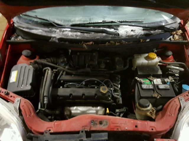 KL1TD56638B018073 - 2008 CHEVROLET AVEO BASE Kırmızı fotoğraf 7