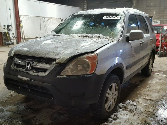 JHLRD77864C001712 - 2004 HONDA CR-V EX SILVER photo 2