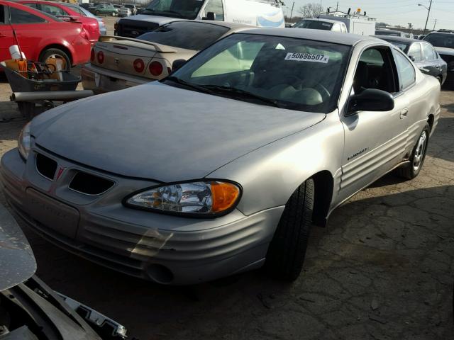 1G2NE12TXXM822140 - 1999 PONTIAC GRAND AM S 灰色 照片 2