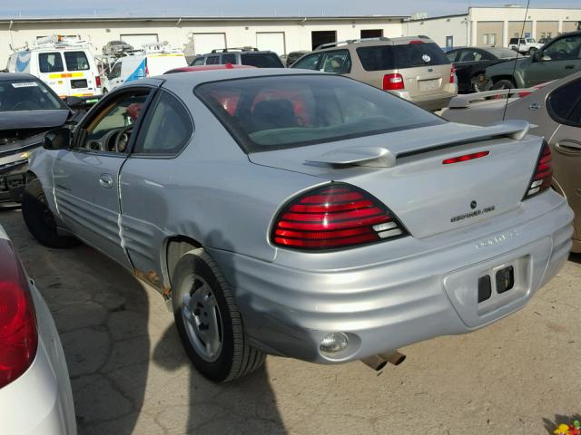 1G2NE12TXXM822140 - 1999 PONTIAC GRAND AM S GRAY photo 3