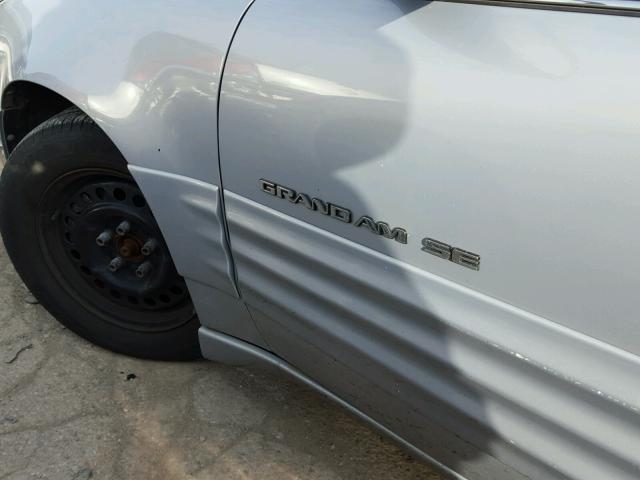 1G2NE12TXXM822140 - 1999 PONTIAC GRAND AM S 灰色 照片 9
