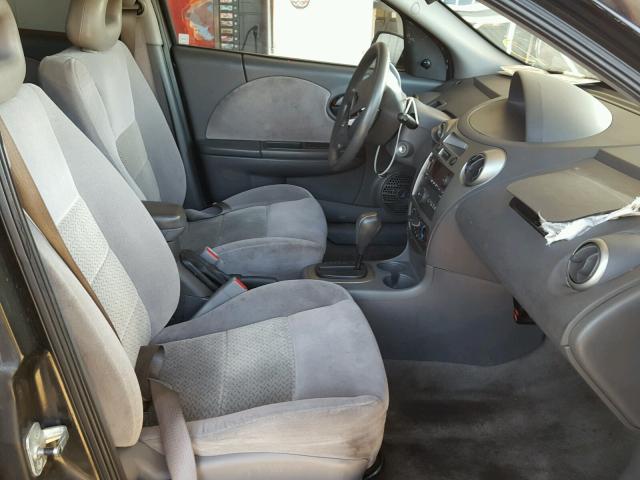 1G8AL55F37Z121532 - 2007 SATURN ION LEVEL BLACK photo 5