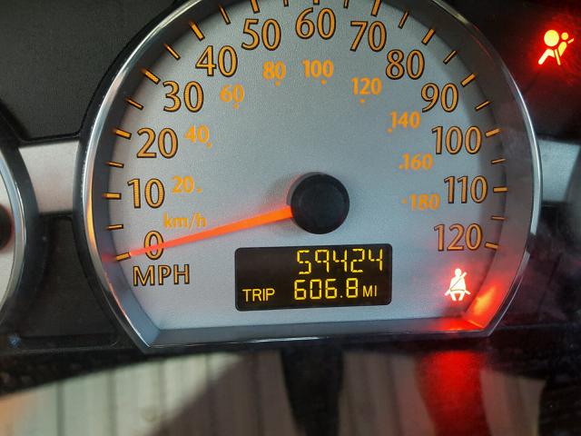 1G8AL55F37Z121532 - 2007 SATURN ION LEVEL BLACK photo 8