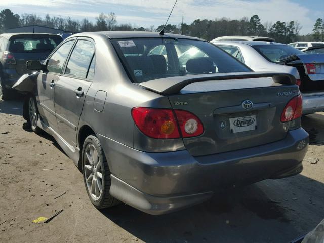 1NXBR32E53Z100886 - 2003 TOYOTA COROLLA CE GRAY photo 3