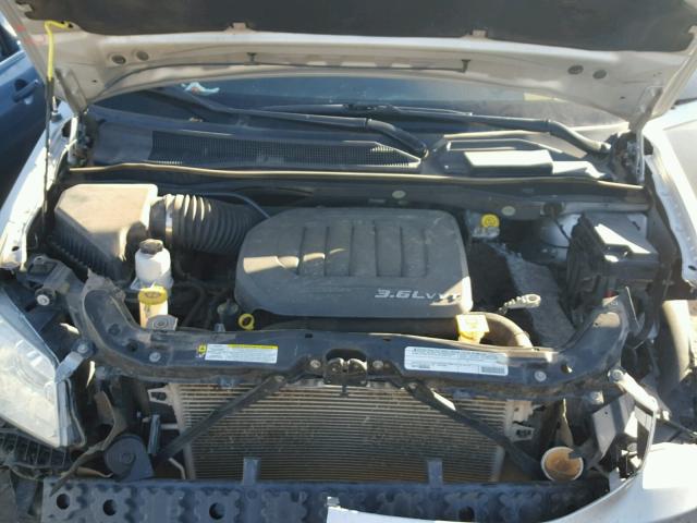 2C4RDGCG8CR225158 - 2012 DODGE GRAND CARA SILVER photo 7