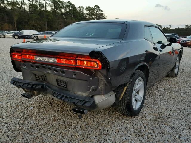 2C3CDYAG7EH307376 - 2014 DODGE CHALLENGER CHARCOAL photo 4