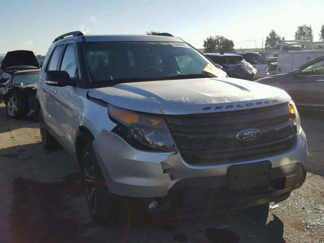 1FM5K8GT5EGB01852 - 2014 FORD EXPLORER S SILVER photo 2