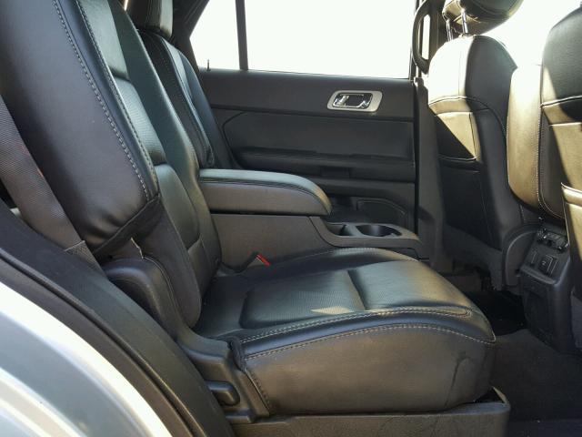 1FM5K8GT5EGB01852 - 2014 FORD EXPLORER S SILVER photo 6