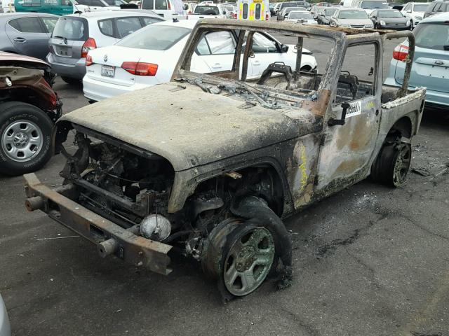 1J4FA24159L709194 - 2009 JEEP WRANGLER X BURN photo 2