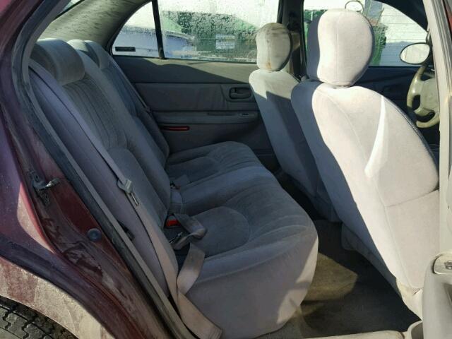 2G4WS52J011241579 - 2001 BUICK CENTURY CU BURGUNDY photo 6