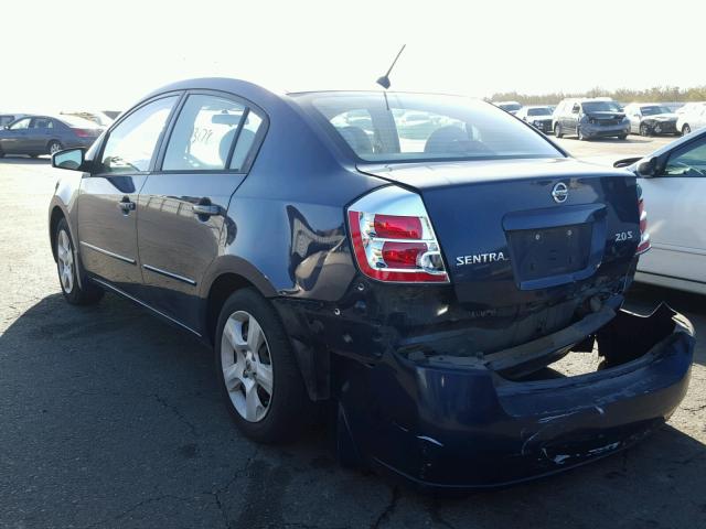 3N1AB61E07L720734 - 2007 NISSAN SENTRA 2.0 BLUE photo 3