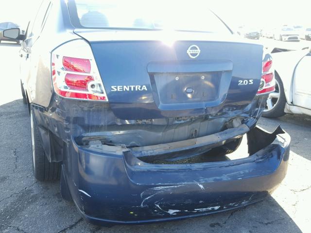 3N1AB61E07L720734 - 2007 NISSAN SENTRA 2.0 BLUE photo 9