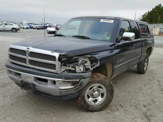 3B7HF13Z8VG750234 - 1997 DODGE RAM 1500 BLACK photo 2